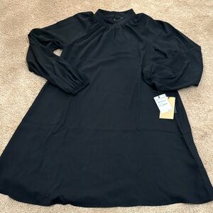 Halogen women’s dress lbd little black dress high neck